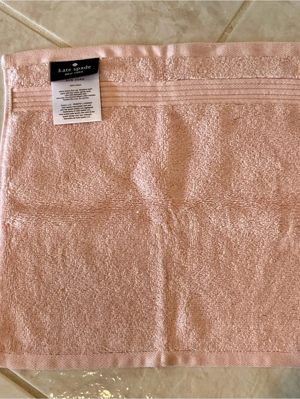 NWT Kate Spade New York bath bundle in adorable pale blush pink